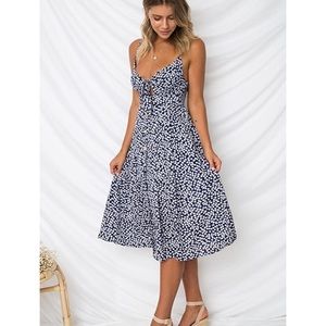 Navy summer dress from amazon